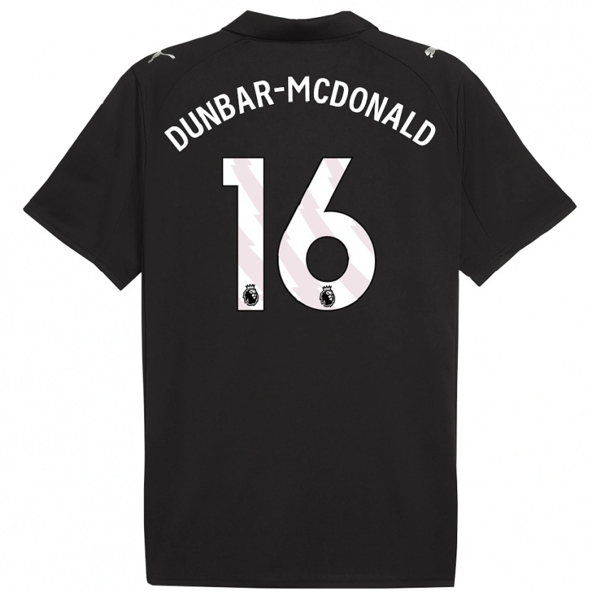 Danxen Kid Christian Dunbar-Mcdonald #16 Black White Away Jersey 2025/26 T-Shirt