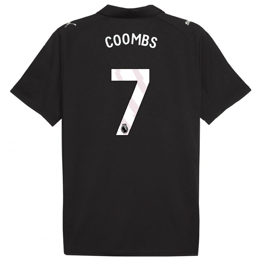 Danxen Kid Laura Coombs #7 Black White Away Jersey 2025/26 T-Shirt