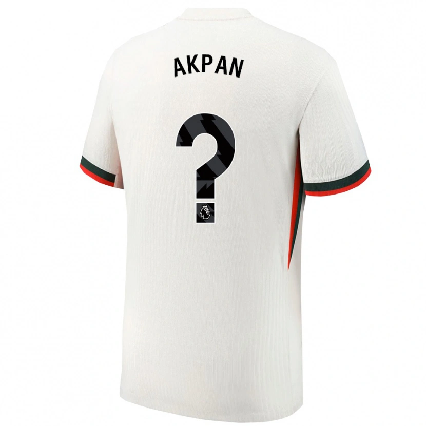 Danxen Kid Ashanti Akpan #0 White Green Away Jersey 2025/26 T-Shirt