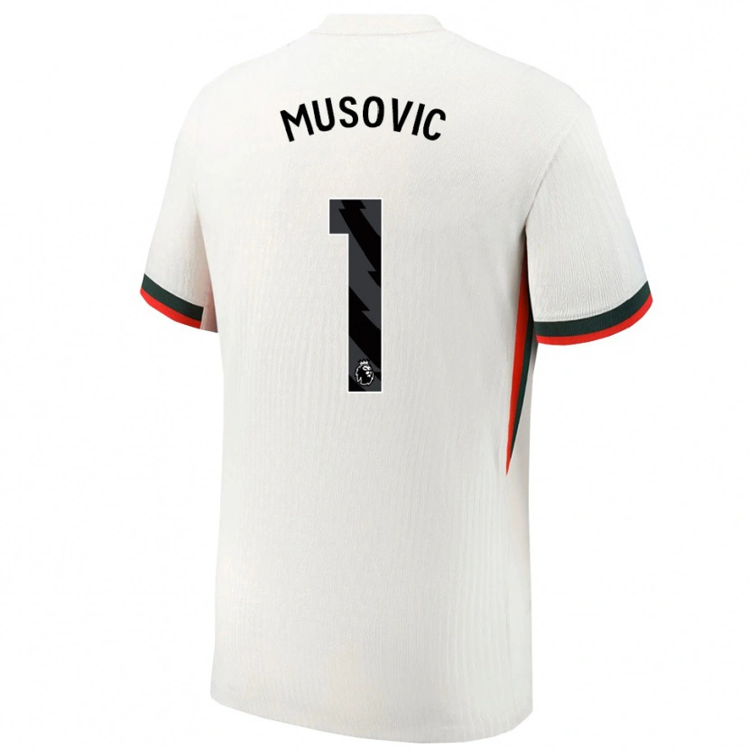 Danxen Kid Zecira Musovic #1 White Green Away Jersey 2025/26 T-Shirt