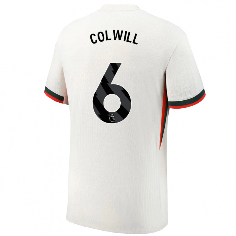 Danxen Kid Levi Colwill #6 White Green Away Jersey 2025/26 T-Shirt
