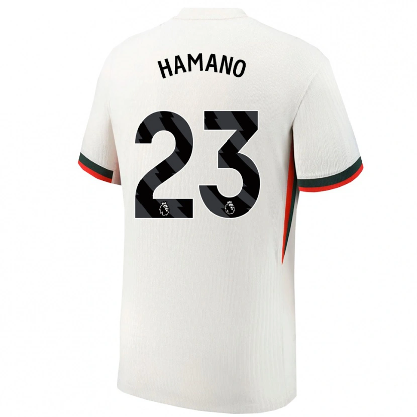Danxen Kid Maika Hamano #23 White Green Away Jersey 2025/26 T-Shirt