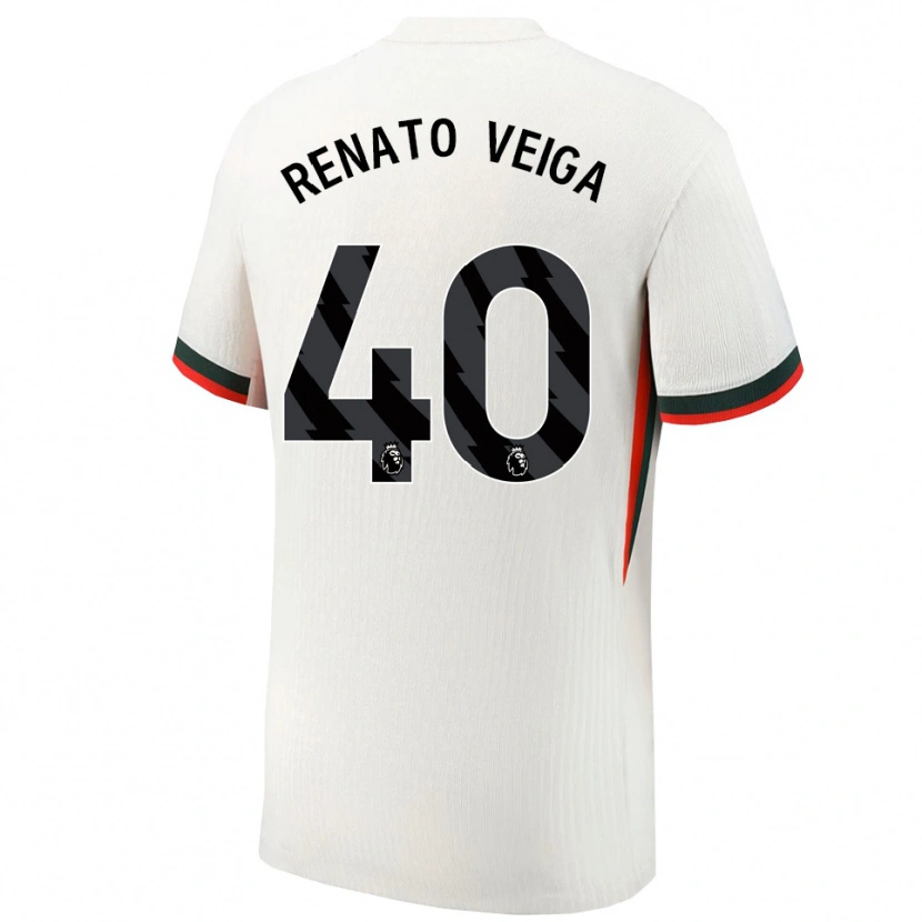 Danxen Kid Renato Veiga #40 White Green Away Jersey 2025/26 T-Shirt