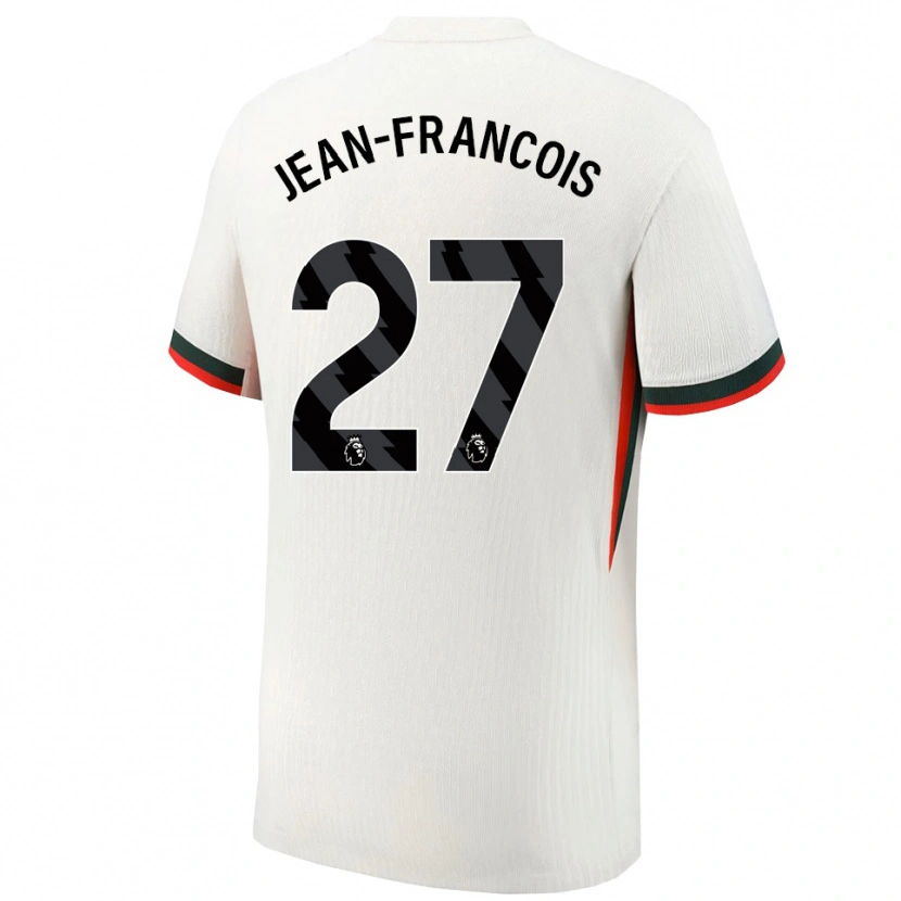 Danxen Kid Oriane Jean-Francois #27 White Green Away Jersey 2025/26 T-Shirt