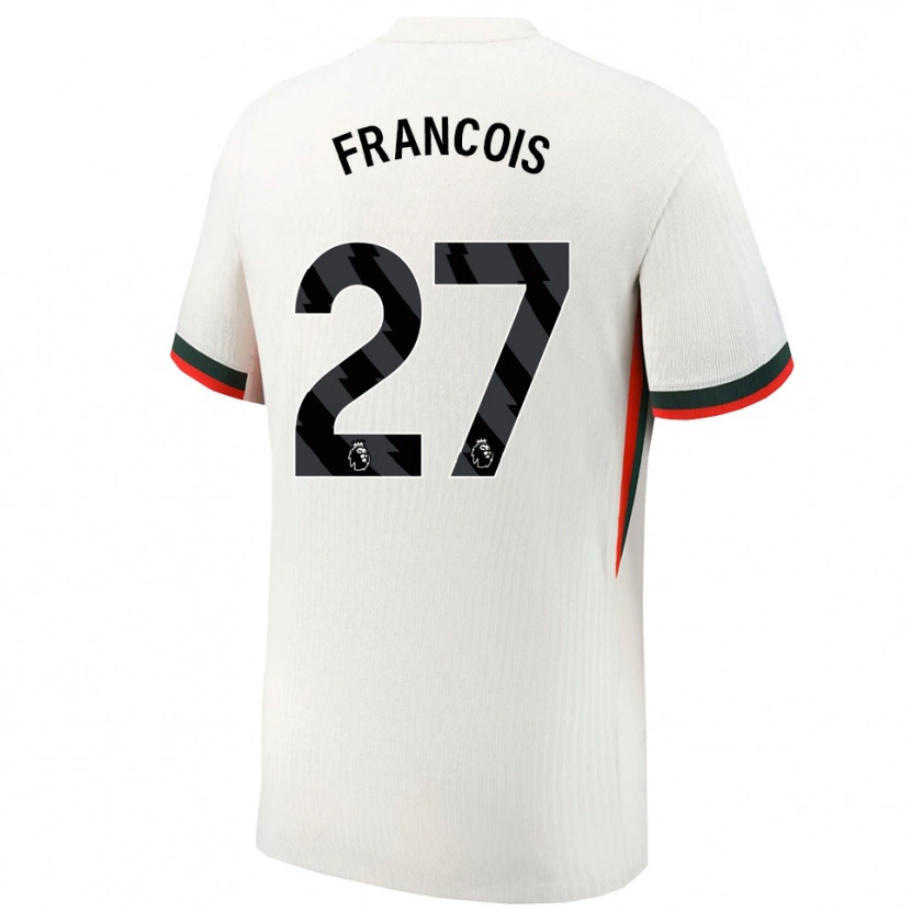 Danxen Kid Oriane Jean-François #27 White Green Away Jersey 2025/26 T-Shirt