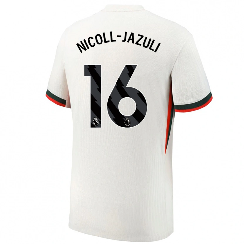 Danxen Kid Mahdi Nicoll-Jazuli #16 White Green Away Jersey 2025/26 T-Shirt