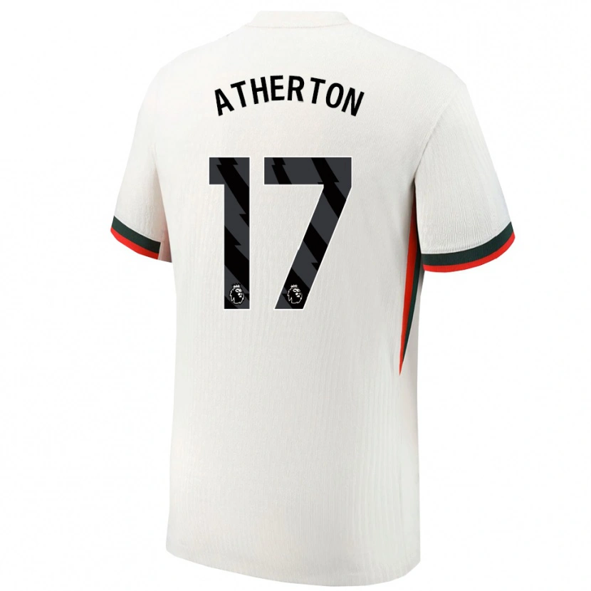 Danxen Kid Chris Atherton #17 White Green Away Jersey 2025/26 T-Shirt
