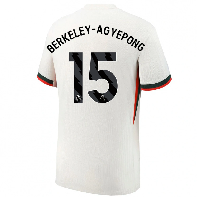 Danxen Kid Jeremiah Berkeley-Agyepong #15 White Green Away Jersey 2025/26 T-Shirt