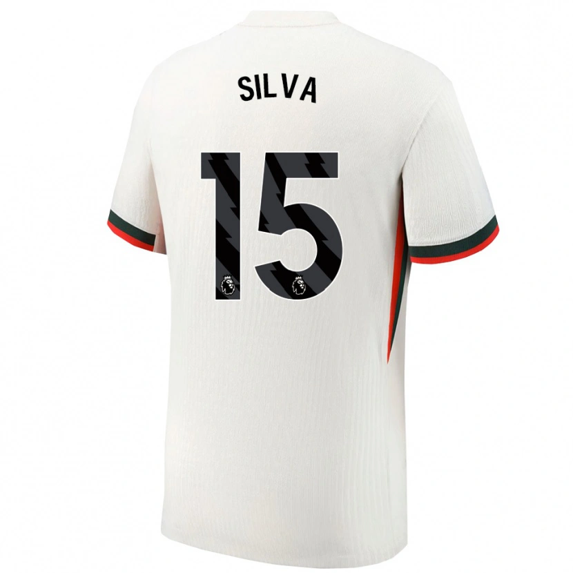 Danxen Kid Isaac Silva #15 White Green Away Jersey 2025/26 T-Shirt