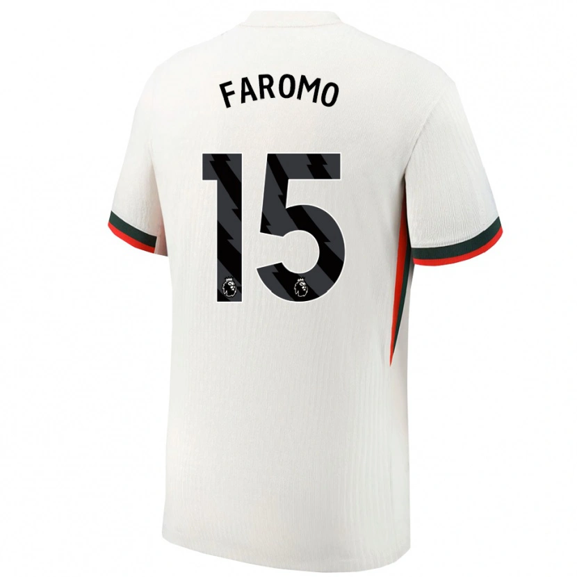 Danxen Kid Trey Faromo #15 White Green Away Jersey 2025/26 T-Shirt