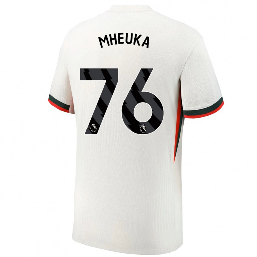 Danxen Kid Shumaira Mheuka #76 White Green Away Jersey 2025/26 T-Shirt