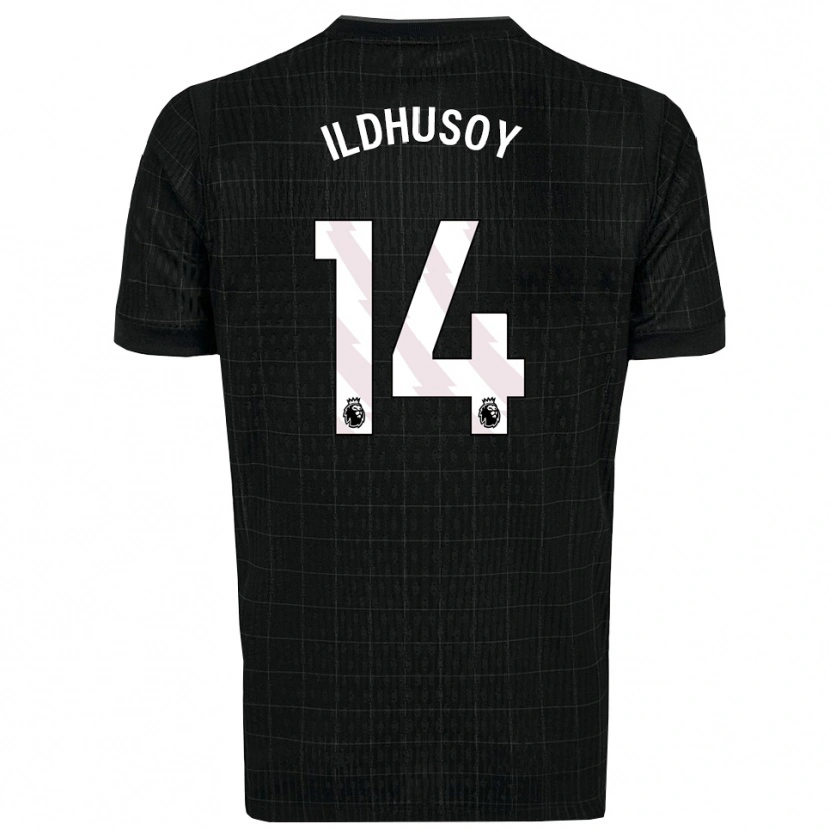 Danxen Kid Celin Bizet Ildhusøy #14 Black Gray Away Jersey 2025/26 T-Shirt