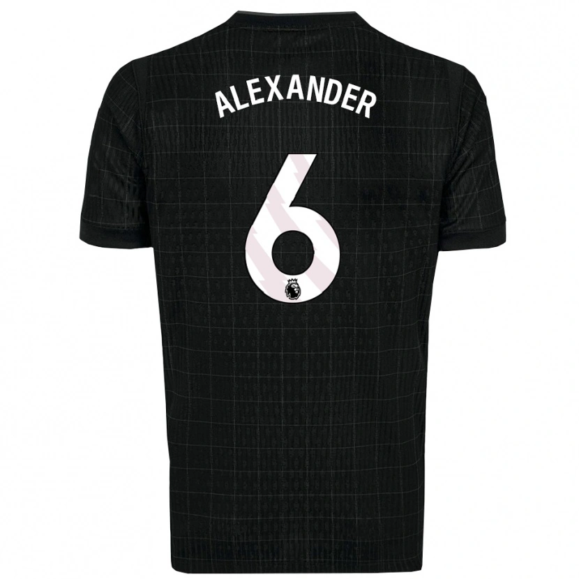 Danxen Kid Reiss-Alexander Russell-Denny #6 Black Gray Away Jersey 2025/26 T-Shirt