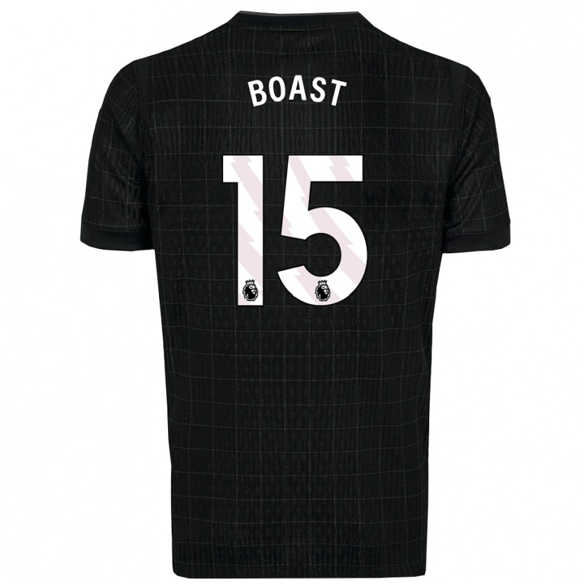 Danxen Kid Oliver Boast #15 Black Gray Away Jersey 2025/26 T-Shirt