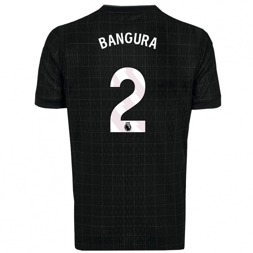Danxen Kid Samal Bangura #2 Black Gray Away Jersey 2025/26 T-Shirt