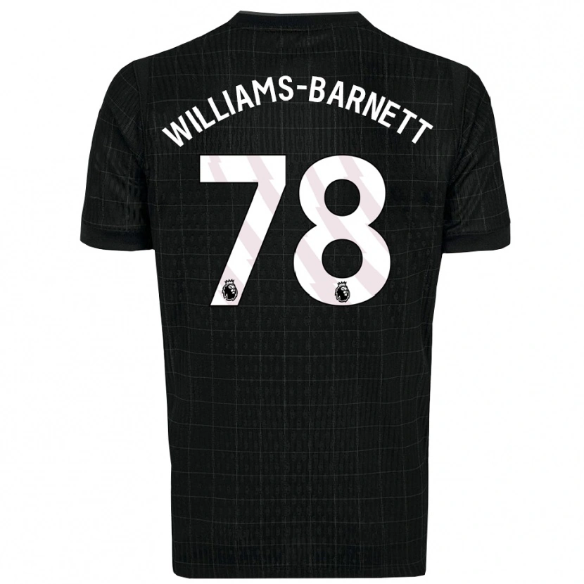 Danxen Kid Lucá Williams-Barnett #78 Black Gray Away Jersey 2025/26 T-Shirt