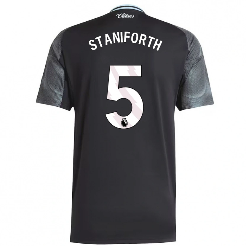 Danxen Kid Lucy Staniforth #5 Black Sky Blue Away Jersey 2025/26 T-Shirt