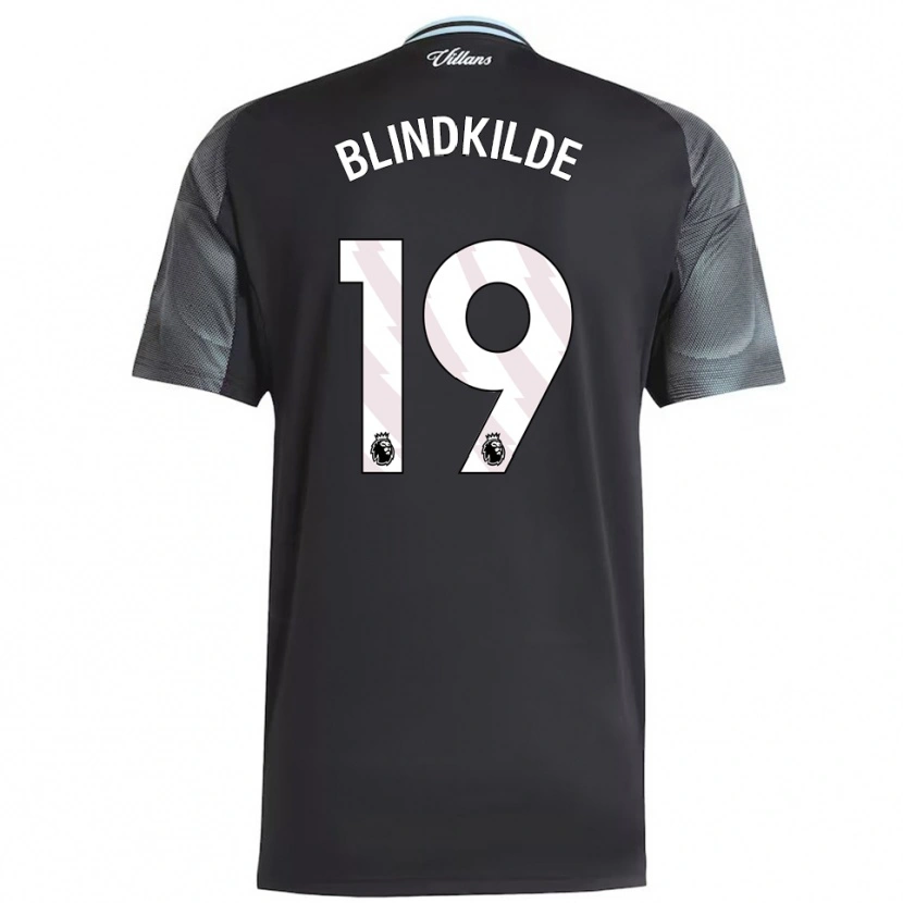 Danxen Kid Laura Blindkilde #19 Black Sky Blue Away Jersey 2025/26 T-Shirt
