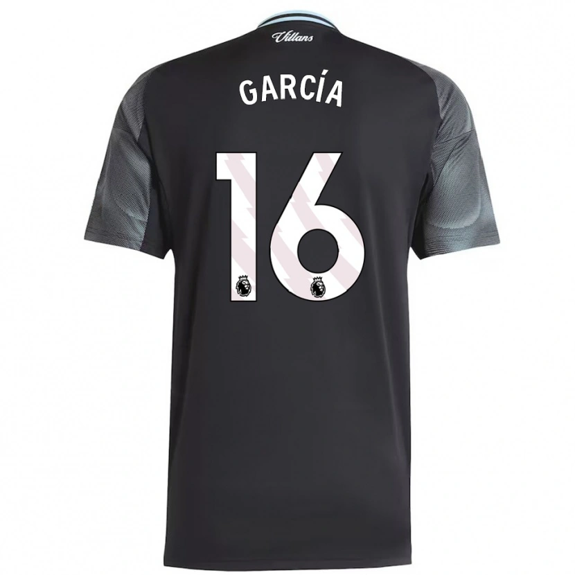 Danxen Kid Andrés García #16 Black Sky Blue Away Jersey 2025/26 T-Shirt