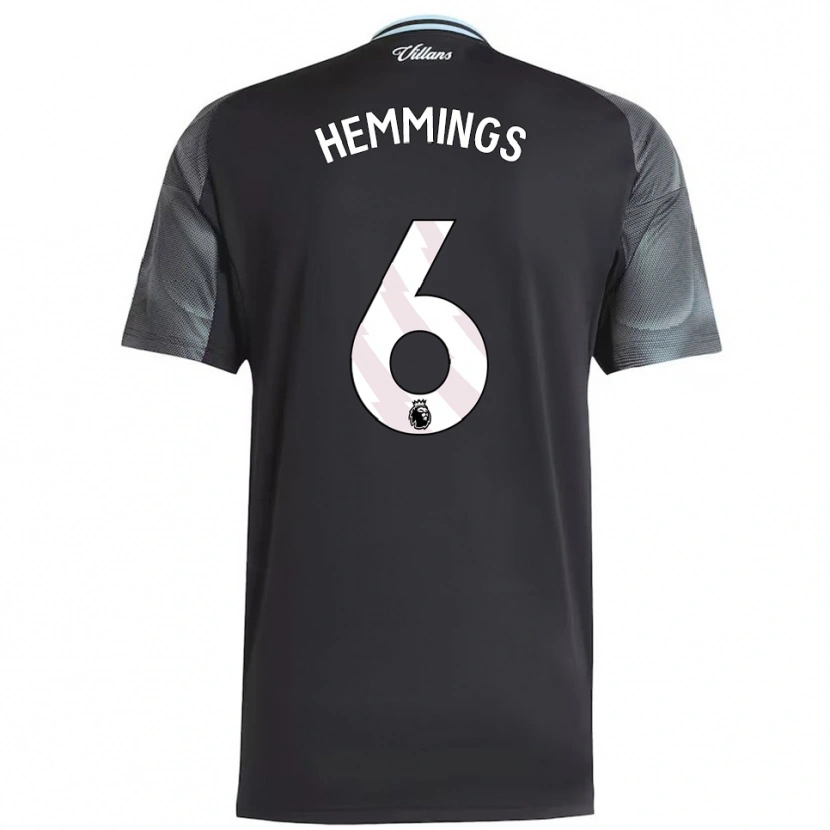 Danxen Kid George Hemmings #6 Black Sky Blue Away Jersey 2025/26 T-Shirt