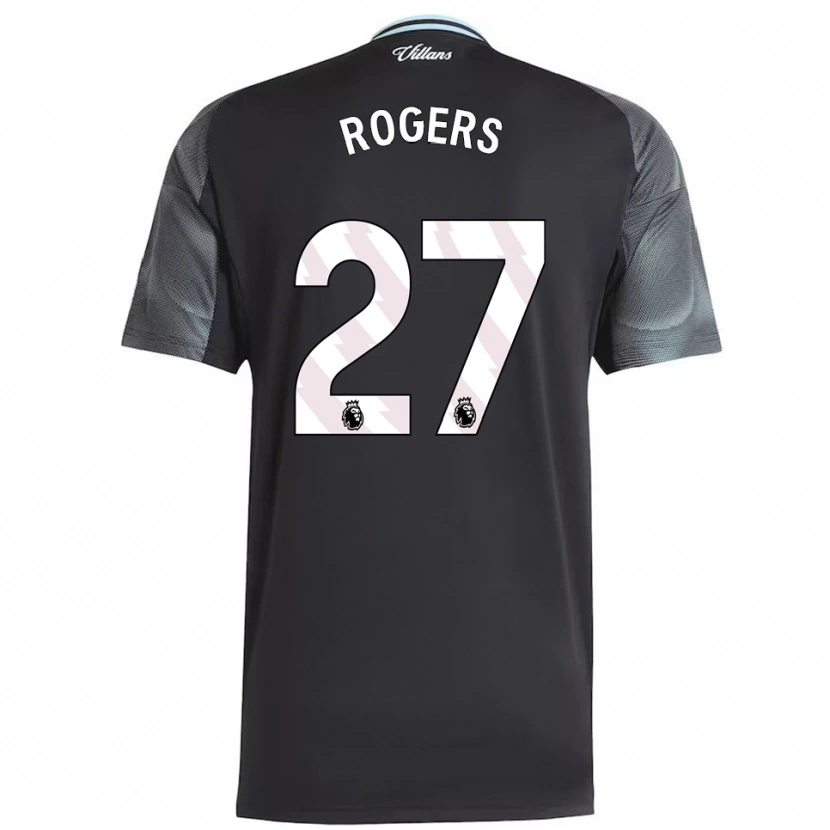 Danxen Kid Morgan Rogers #27 Black Sky Blue Away Jersey 2025/26 T-Shirt