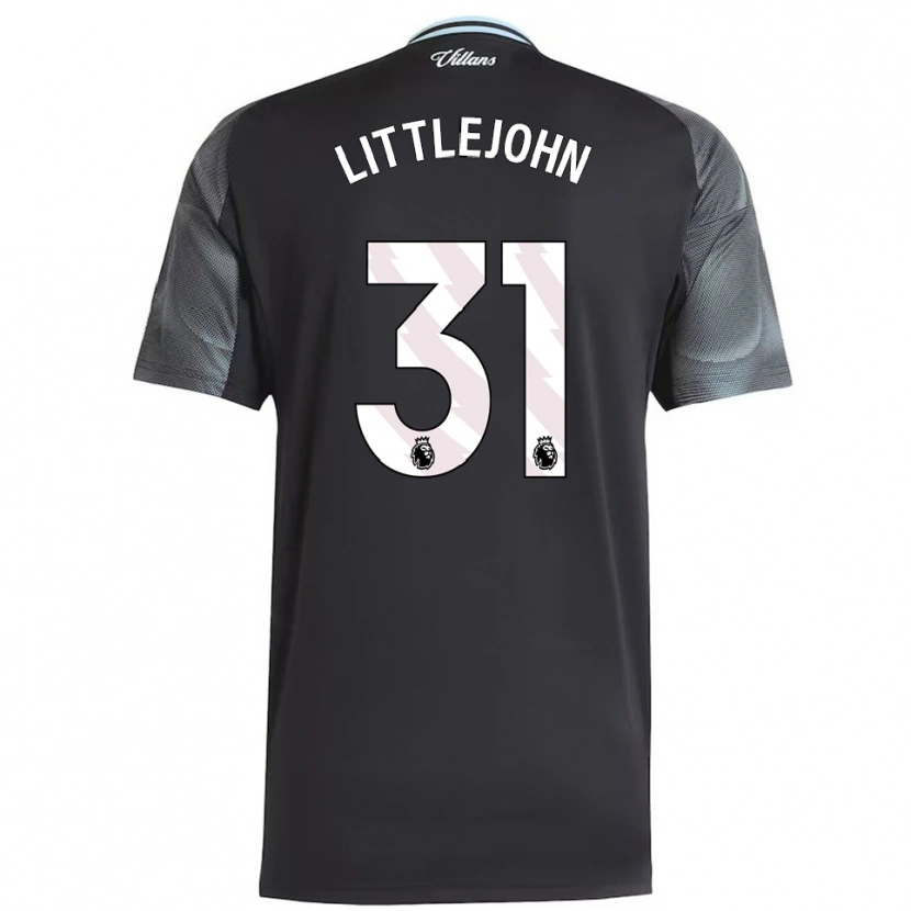 Danxen Kid Ruesha Littlejohn #31 Black Sky Blue Away Jersey 2025/26 T-Shirt