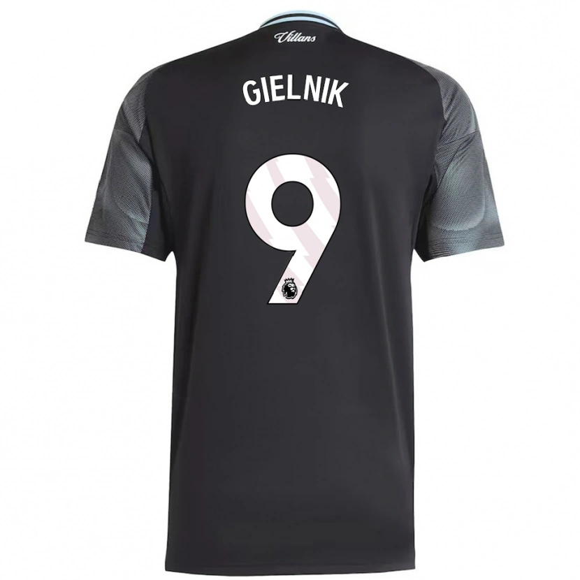 Danxen Kid Emily Gielnik #9 Black Sky Blue Away Jersey 2025/26 T-Shirt