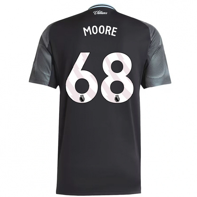 Danxen Kid Kobei Moore #68 Black Sky Blue Away Jersey 2025/26 T-Shirt