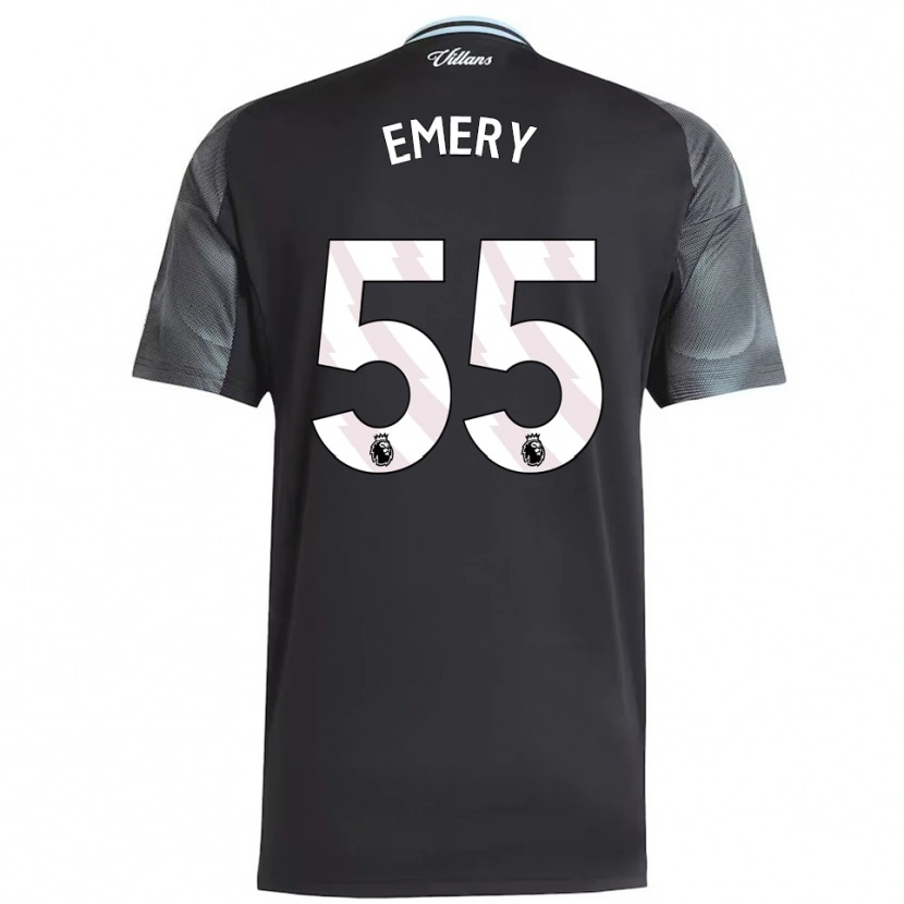Danxen Kid Lander Emery #55 Black Sky Blue Away Jersey 2025/26 T-Shirt