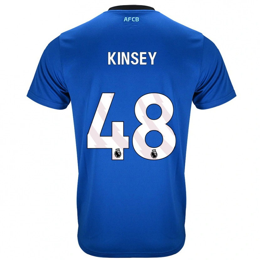 Danxen Kid Max Kinsey #48 Blue Black Away Jersey 2025/26 T-Shirt