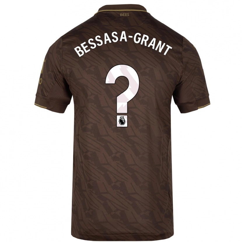 Danxen Kid Mekhai Bessasa-Grant #0 Brown Gold Away Jersey 2025/26 T-Shirt