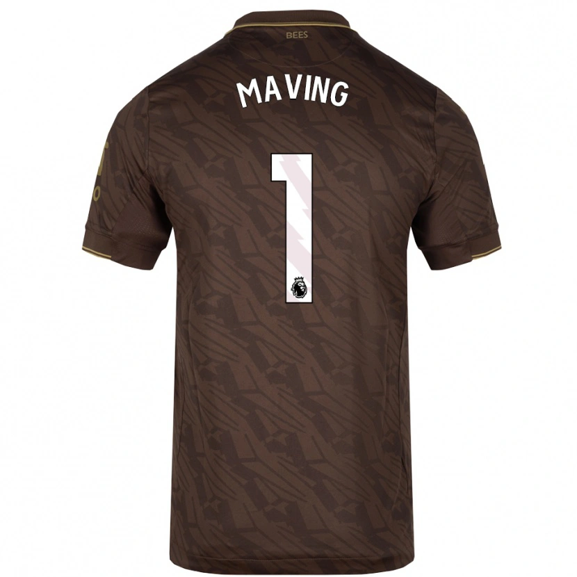Danxen Kid Emily Maving #1 Brown Gold Away Jersey 2025/26 T-Shirt