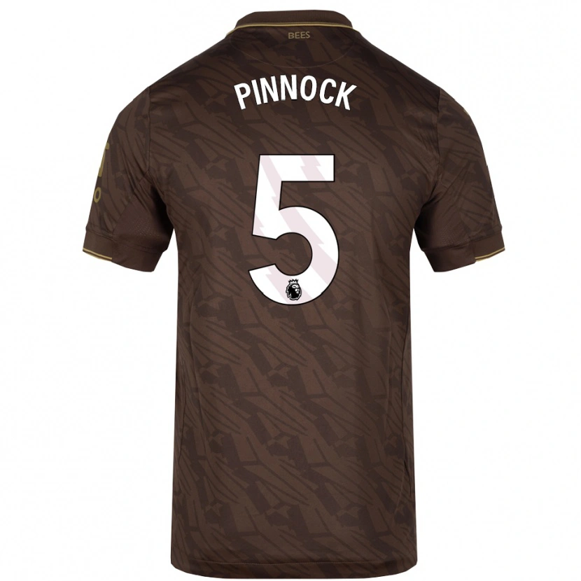 Danxen Kid Ethan Pinnock #5 Brown Gold Away Jersey 2025/26 T-Shirt