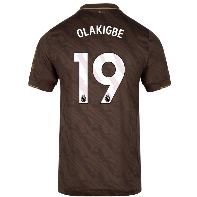 Danxen Kid Michael Olakigbe #19 Brown Gold Away Jersey 2025/26 T-Shirt