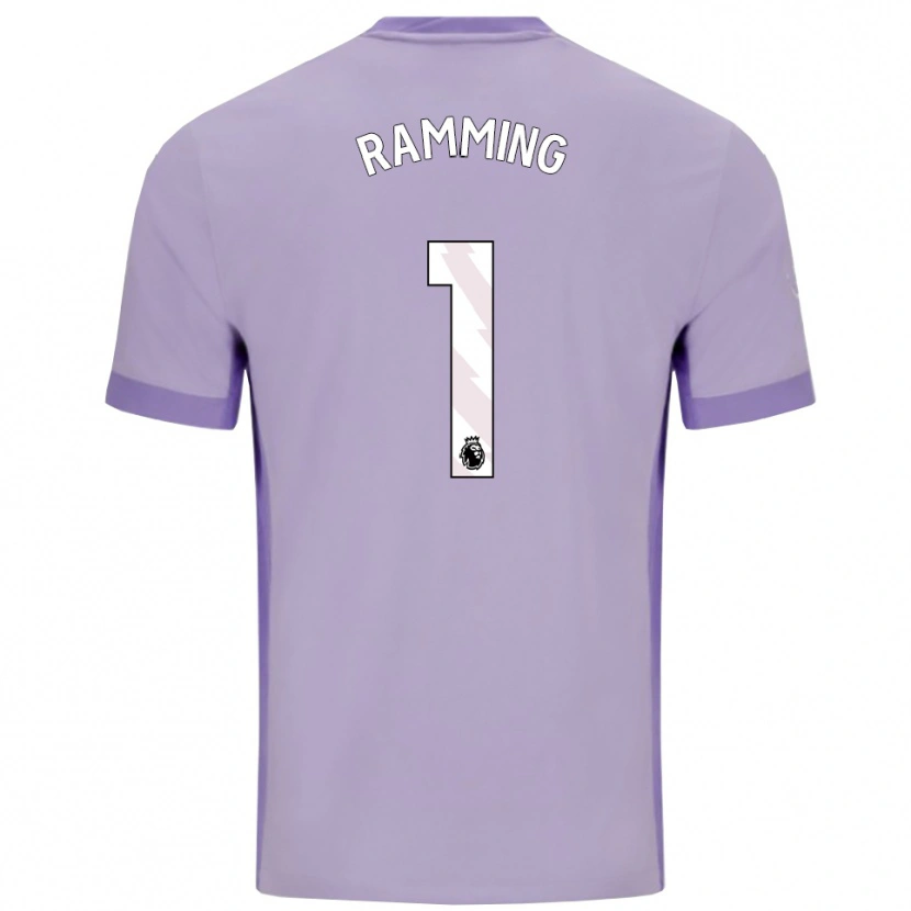Danxen Kid Nils Ramming #1 Taro Purple White Away Jersey 2025/26 T-Shirt
