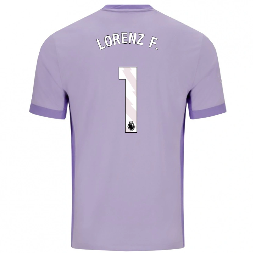 Danxen Kid Lorenz Ferdinand #1 Taro Purple White Away Jersey 2025/26 T-Shirt