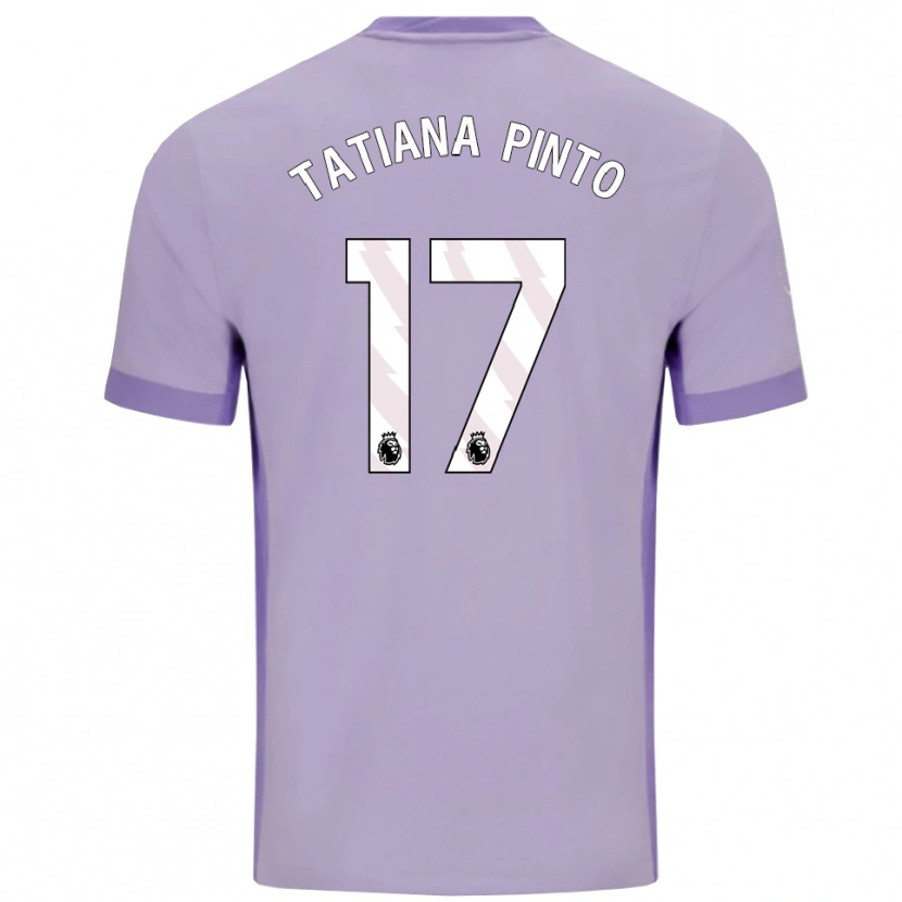 Danxen Kid Tatiana Vanessa Ferreira Pinto #17 Taro Purple White Away Jersey 2025/26 T-Shirt
