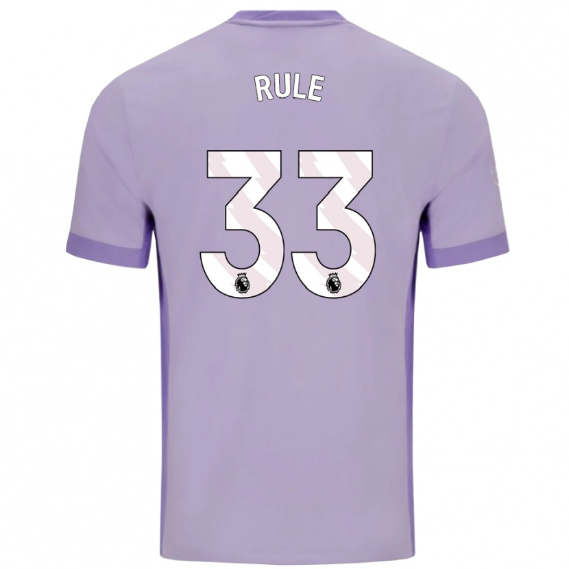 Danxen Kid Charlize Rule #33 Taro Purple White Away Jersey 2025/26 T-Shirt