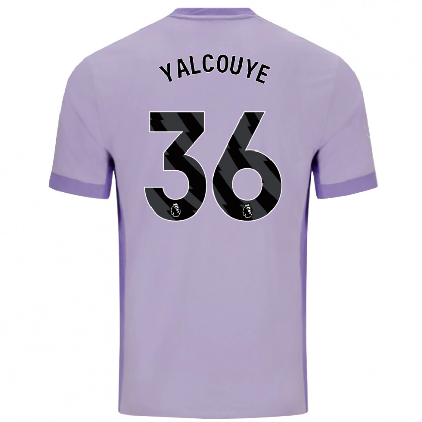 Danxen Kid Malick Yalcouyé #36 Taro Purple White Away Jersey 2025/26 T-Shirt