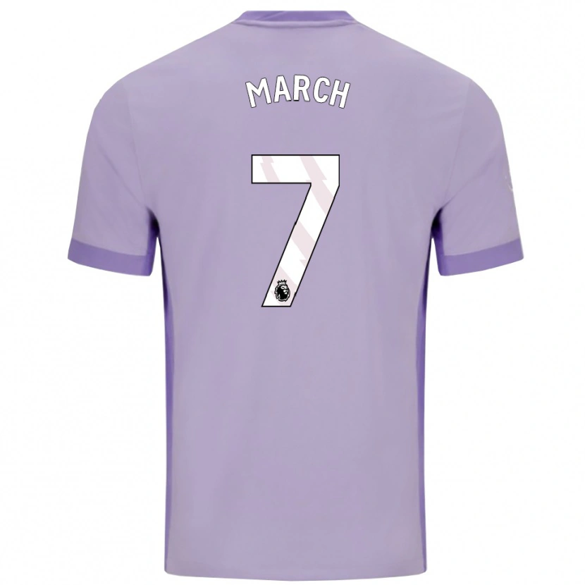 Danxen Kid Solly March #7 Taro Purple White Away Jersey 2025/26 T-Shirt
