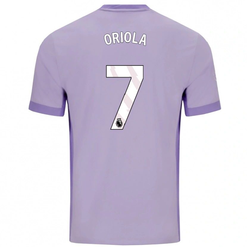 Danxen Kid Nehemiah Oriola #7 Taro Purple White Away Jersey 2025/26 T-Shirt
