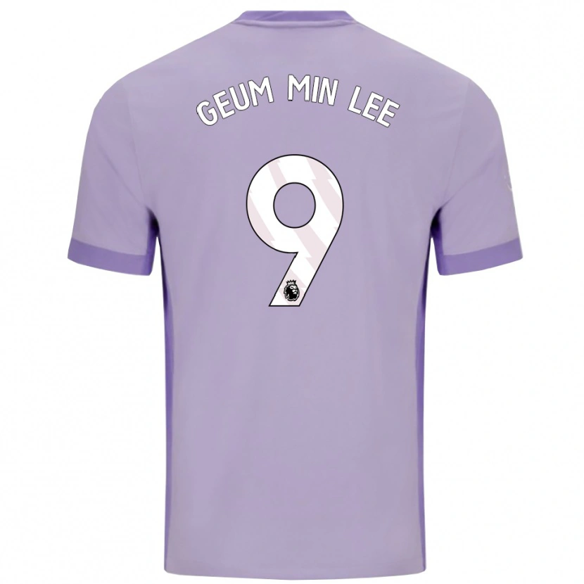 Danxen Kid Lee Geum-Min #9 Taro Purple White Away Jersey 2025/26 T-Shirt