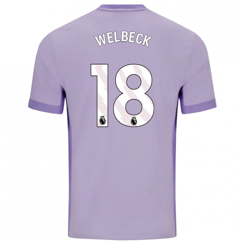 Danxen Kid Danny Welbeck #18 Taro Purple White Away Jersey 2025/26 T-Shirt