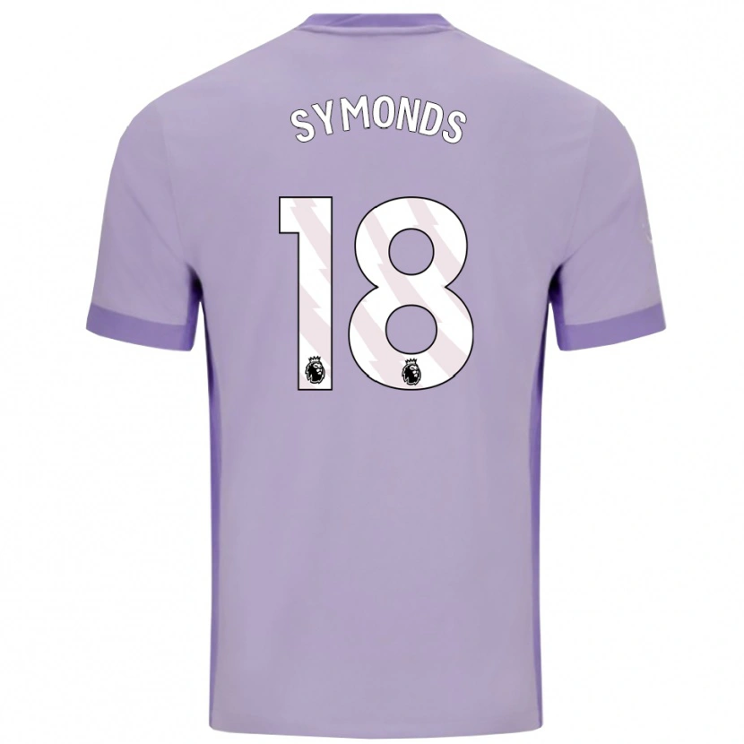 Danxen Kid Maisie Symonds #18 Taro Purple White Away Jersey 2025/26 T-Shirt