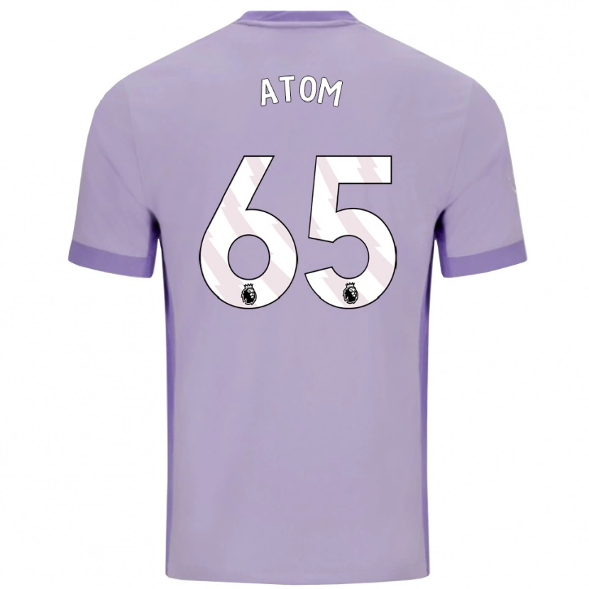 Danxen Kid Noel Atom #65 Taro Purple White Away Jersey 2025/26 T-Shirt
