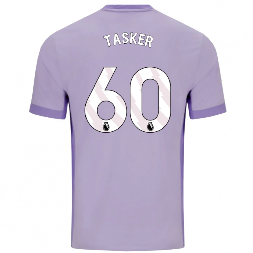 Danxen Kid Charlie Tasker #60 Taro Purple White Away Jersey 2025/26 T-Shirt