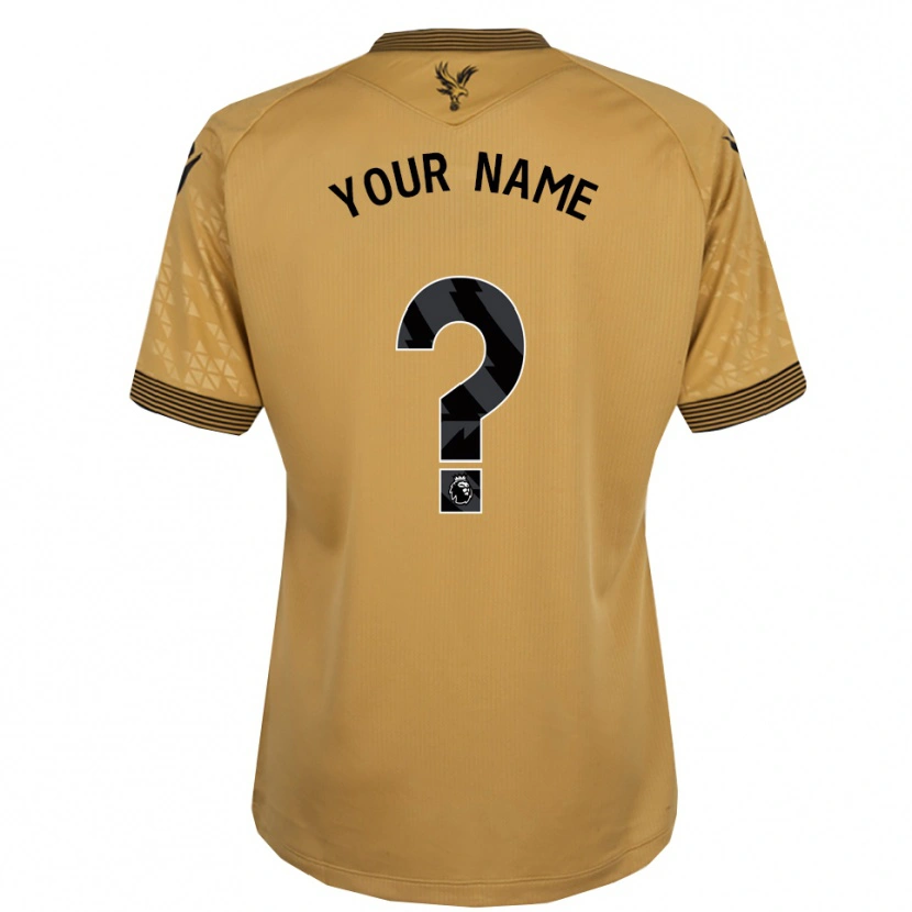 Danxen Kid Your Name #0 Gold Black Away Jersey 2025/26 T-Shirt