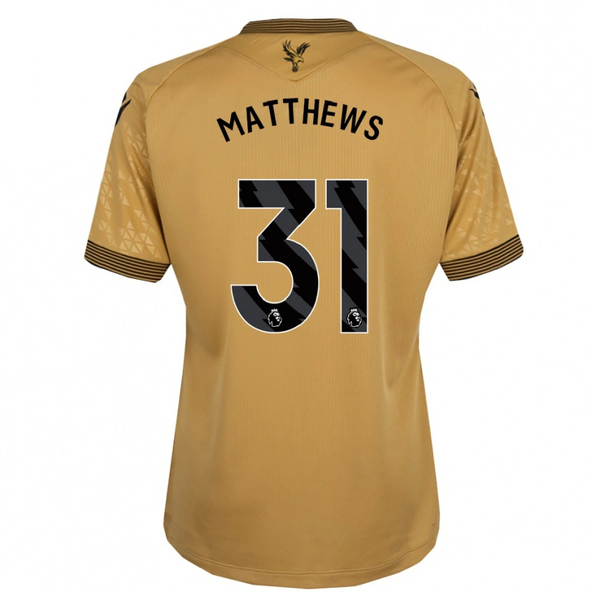 Danxen Kid Remi Matthews #31 Gold Black Away Jersey 2025/26 T-Shirt