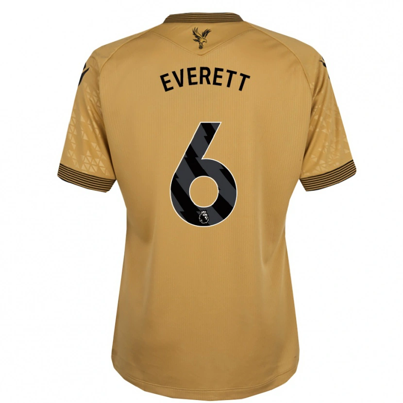 Danxen Kid Aimee Everett #6 Gold Black Away Jersey 2025/26 T-Shirt