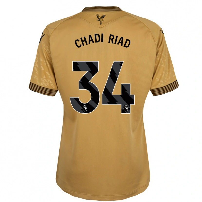 Danxen Kid Chadi Riad #34 Gold Black Away Jersey 2025/26 T-Shirt